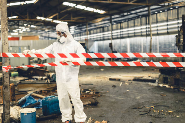 Professional Infectious Disease Decontamination technician working in Pelham, GA